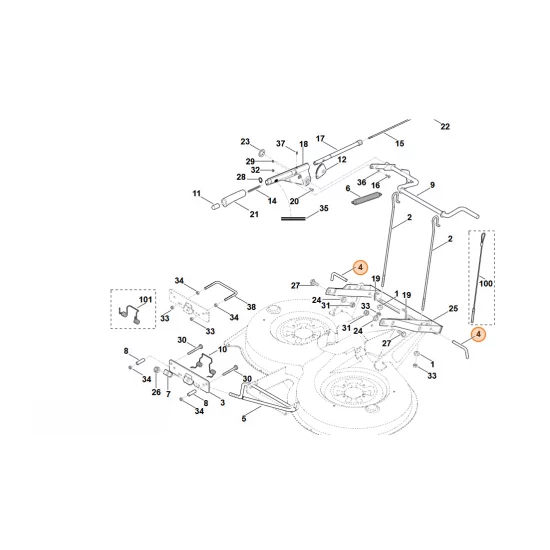 STIHL   Sworzeń zabezpieczający 6170 763 2300